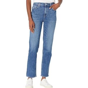 Paige Stella Crop Straight Leg High Rise Jeans Roadhouse Size 28